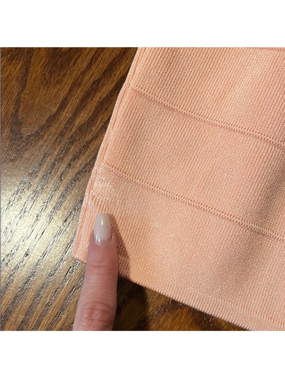 Guess • Women’s XS • Peachy Pink • Sleeveless Bodycon Bandage • Mini Dress - Picture 6 of 13